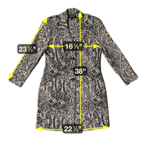 Vintage St John Collection Santana Knit Jacket Snakeskin Print Blazer Size 6 USA - Picture 12 of 12